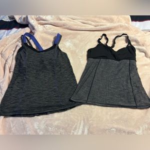 Two Lululemon Active Tops size 6 & 8